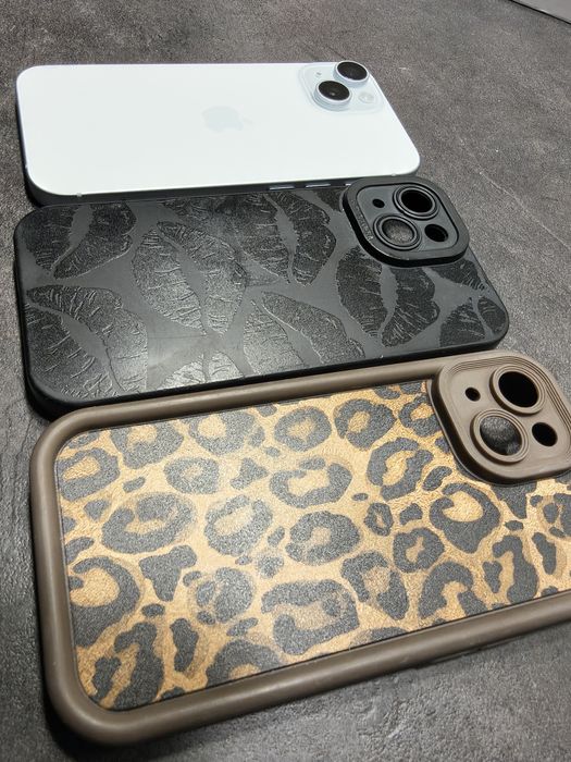 iPhone 15 128GB | Błękitny | Stan idealny | 2 etui GRATIS