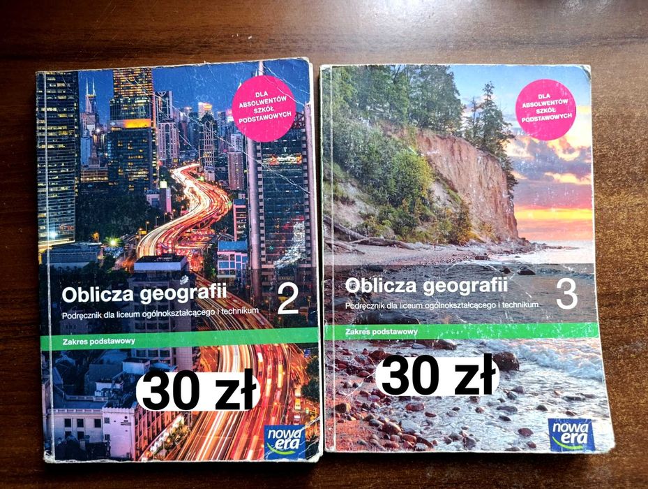 Podręczniki 2-4 liceum/technikum