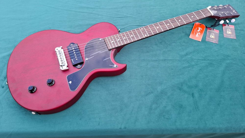 Gitara Elektryczna - Harley Benton Les Paul SC-Jr Faded Cherry Red