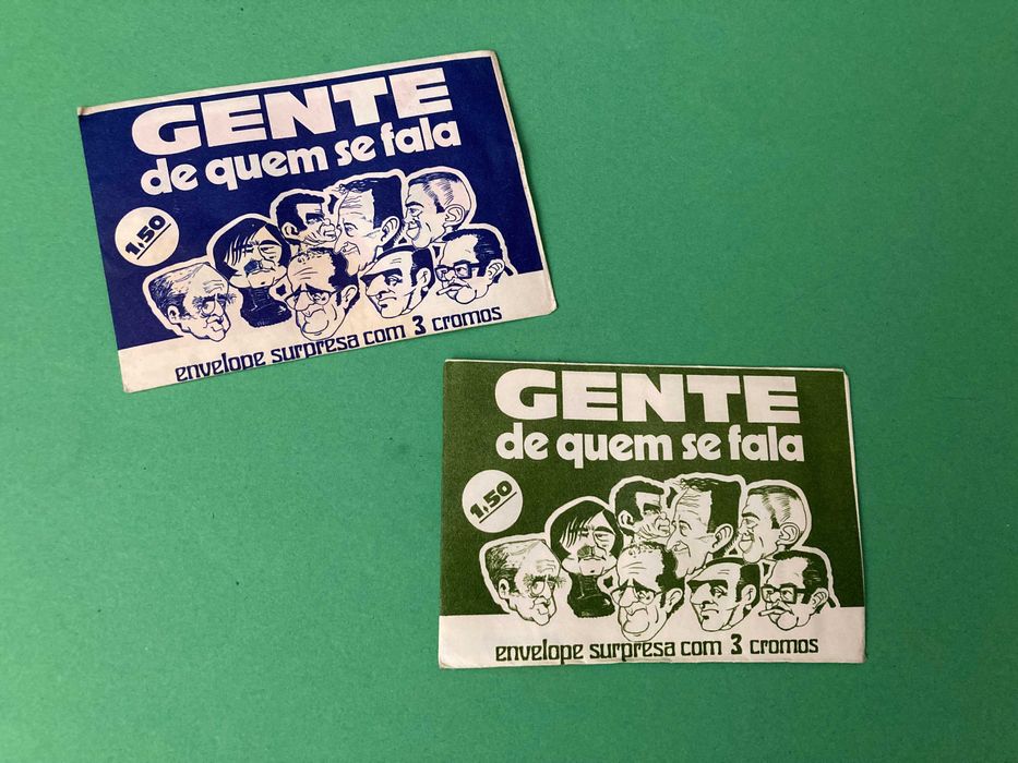 Carteiras de Cromos da Colecção Gente de quem se Fala Anos 70