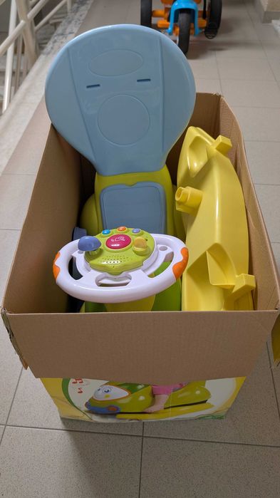 Brinquedo Carrinho Chico Quattro - 4 em 1