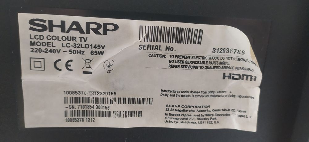 Telewizor LCD Szarp 32