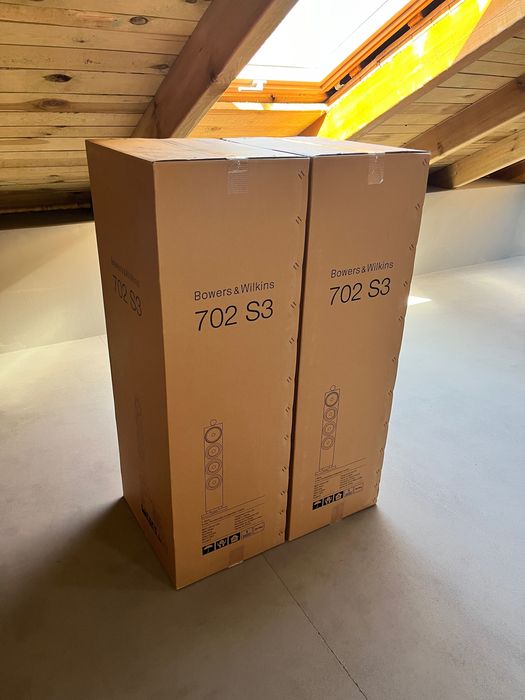Kolumny Bowers 702s3 jak nowe, gwarancja 3 lata