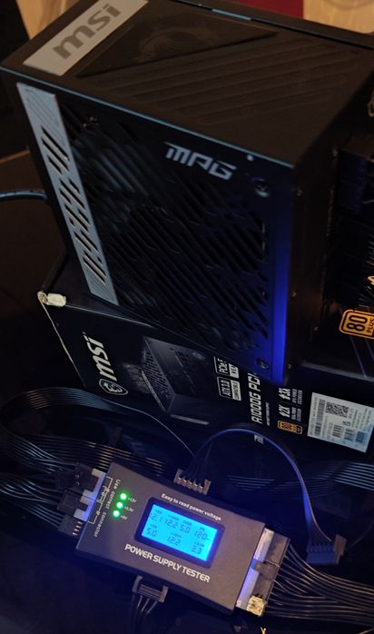 MSI A1000G PCIE5 atx3.0 GOLD модульный блок питания ПК 1000w