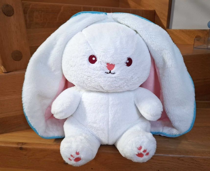 Zabawka maskotka poduszka królik, wys. 35 cm. Super jakość!