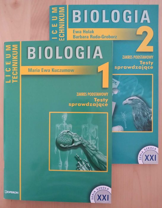 Biologia 1, 2 testy - zakres podstawowy liceum / technikum, M.Kuczumow
