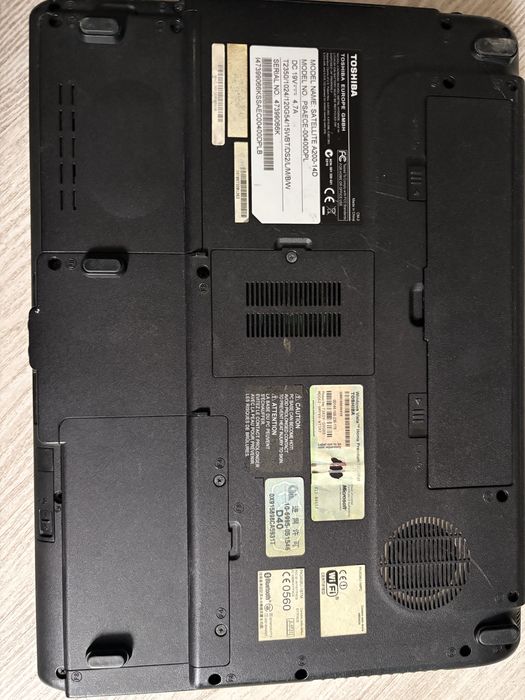 Laptop toshiba satellite