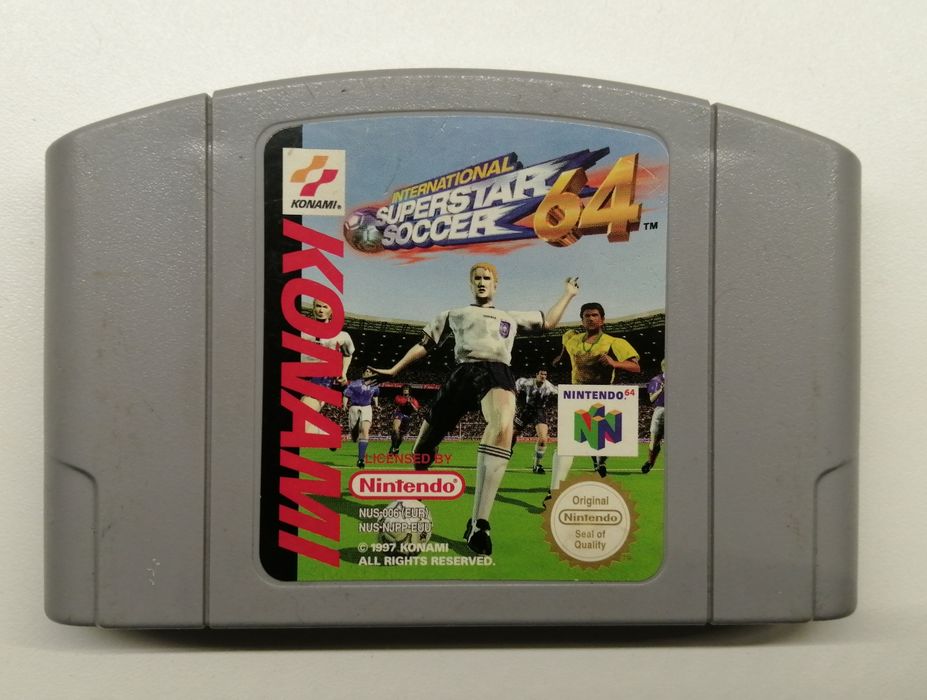 "International Superstar Soccer 64" gra na Nintendo 64 RETRO