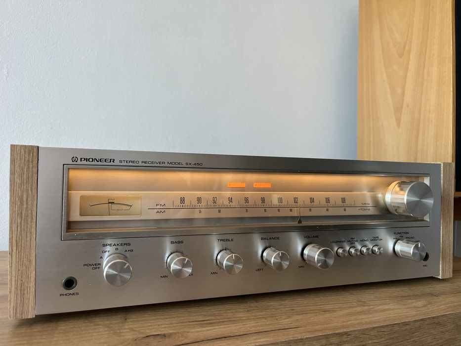 Pioneer sx450, amplituner vintage, klasyk hifi