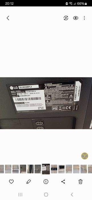 Televisão LG, smart tv mod 32LM63OBPLA, 32 polegadas