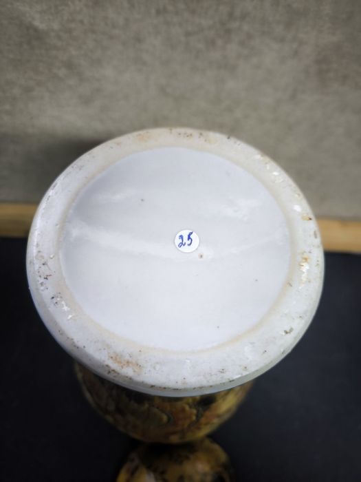 Potiche porcelana pintado a mão