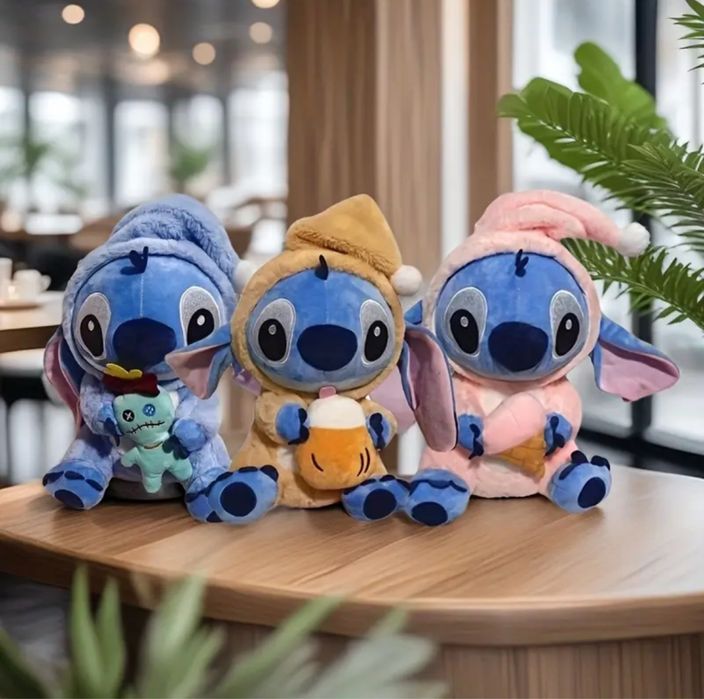 М’яка іграшка Стіч З кавою/чуча/ морозиво Disney Lilo & Stitch