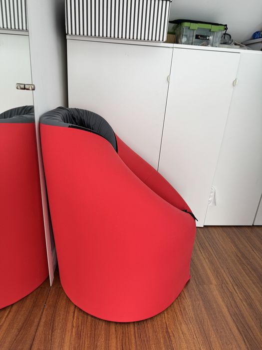 Puff Colchão Vermelho