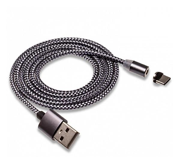 Кабель WALKER C590 з магнітним роз'ємом Micro, Lightning