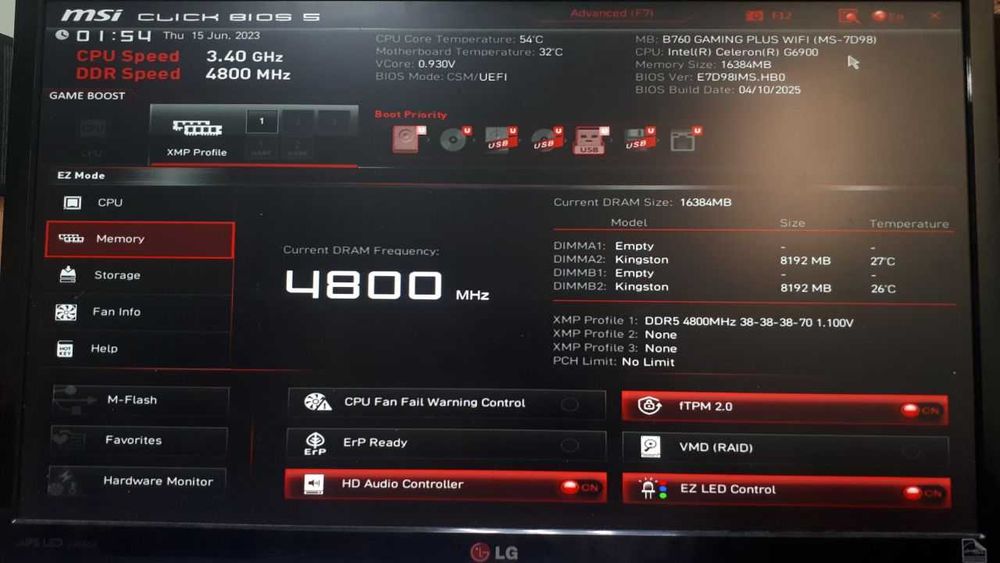 Материнська плата MSI B760 GAMING PLUS WiFi