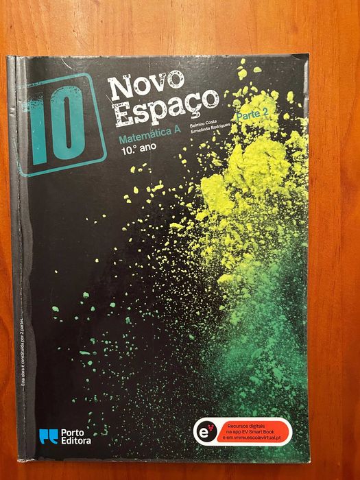 Livros de Matemática 10.º ano - Porto Editora