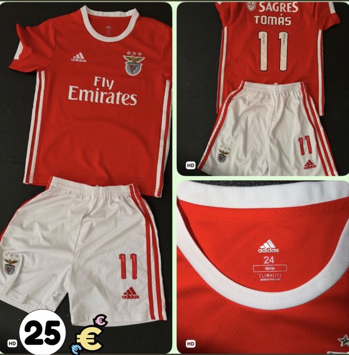 Equipamento benfica criança