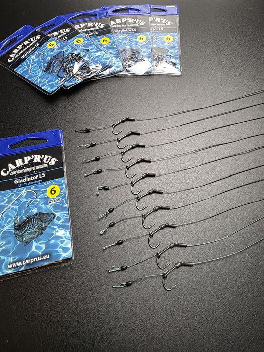 10 x Blow Back Rig Carprus Gladiator #6 przypony karpiowe