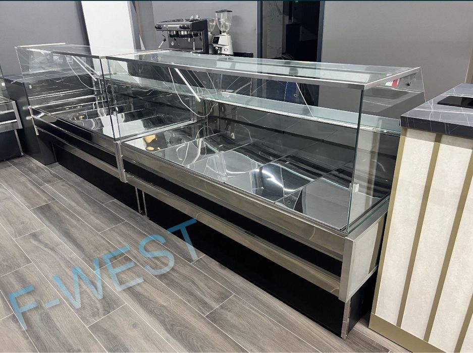 Нова б/у холодильна вітрина CAPRAIA LUX Фредо широка викладка гарантія