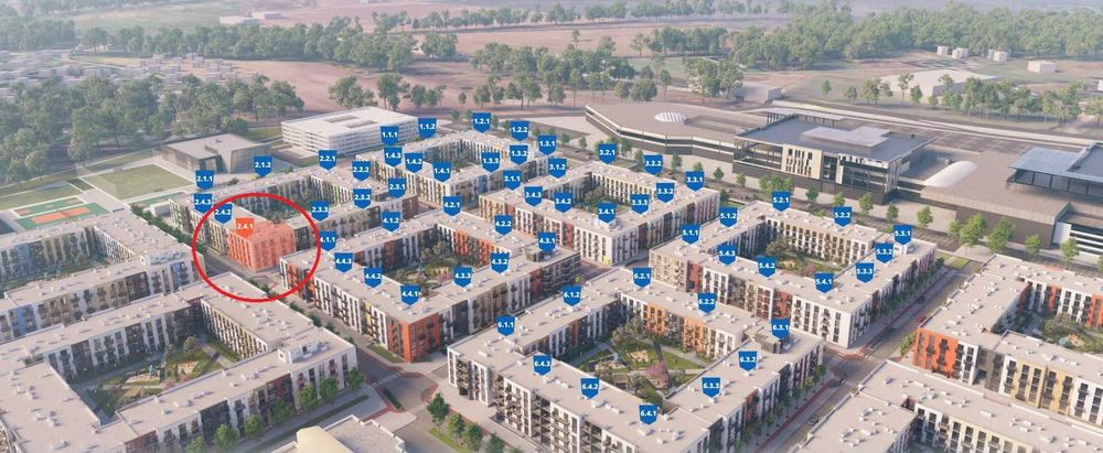 Продам 1-к квартиру в 2-му будинку ЖК «Парксайд» с.Басівка