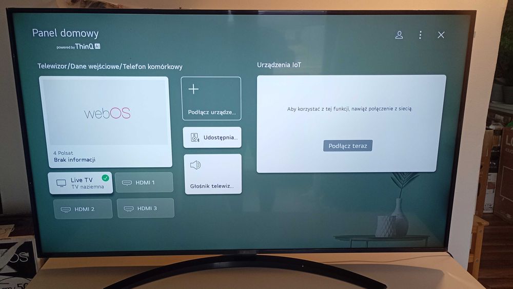 Telewizor LG 50cali, webos, 4k