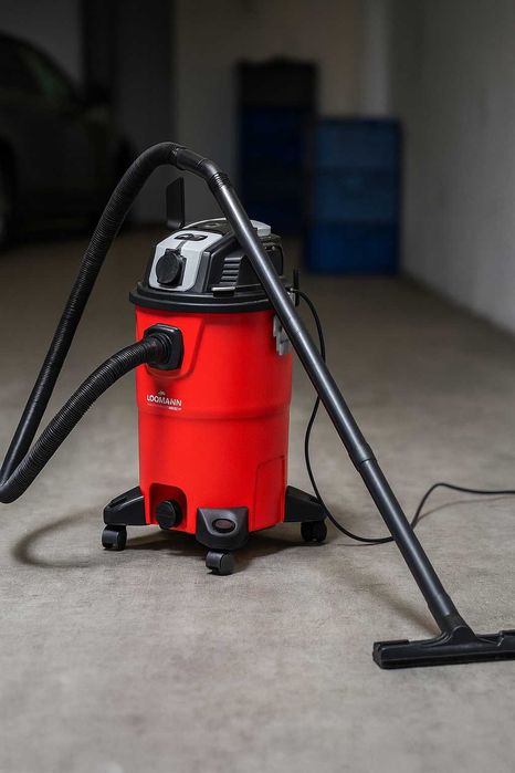 Odkurzacz przemysłowy bezworkowy • 3500W • 30L • otrząsacz pyłu gipsu