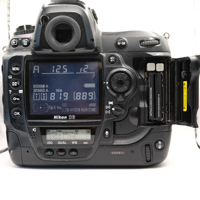 Nikon D3 Corpo Profissional Full Frame DSLR - shutter c