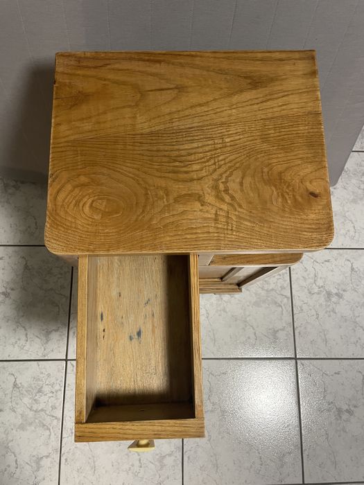 Piękna szafka nakastlik szafeczka PRL odrestaurowana