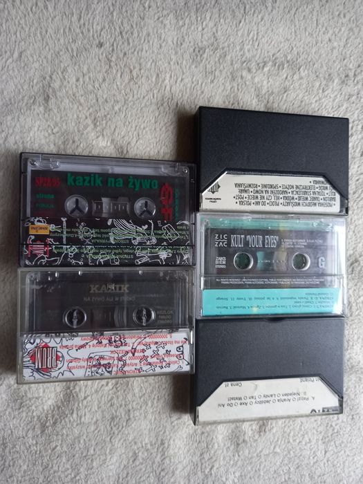 Zestaw 5 kaset Kult / Kazik na żywo