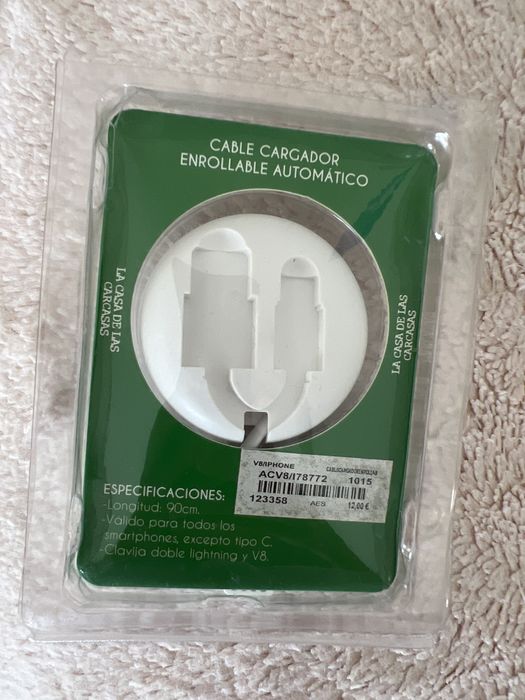 Vendo cabo de carregador