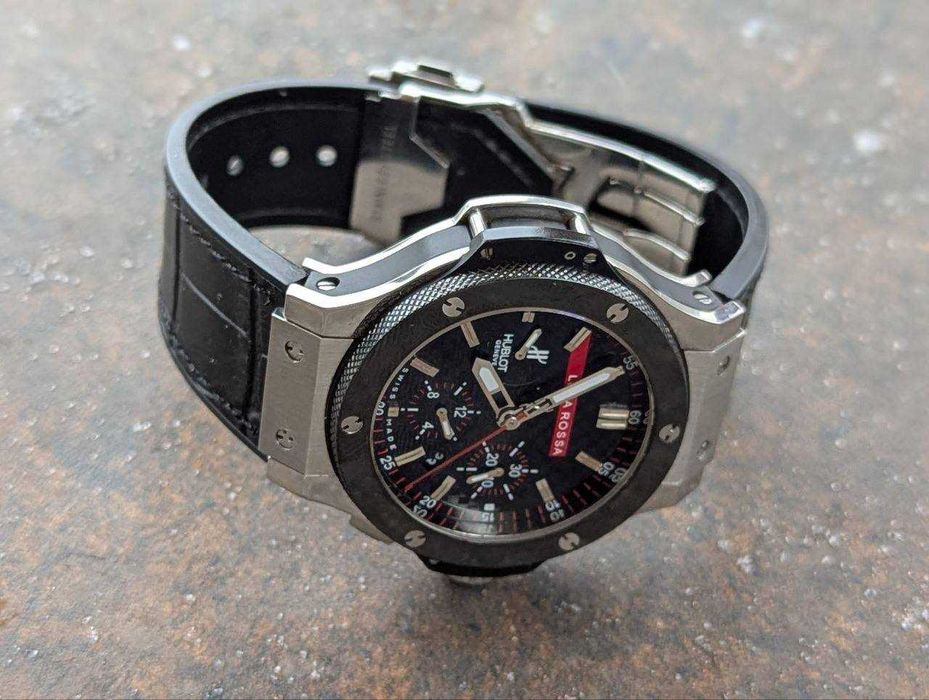 Чоловічий крутий брендовий годинник Hublot