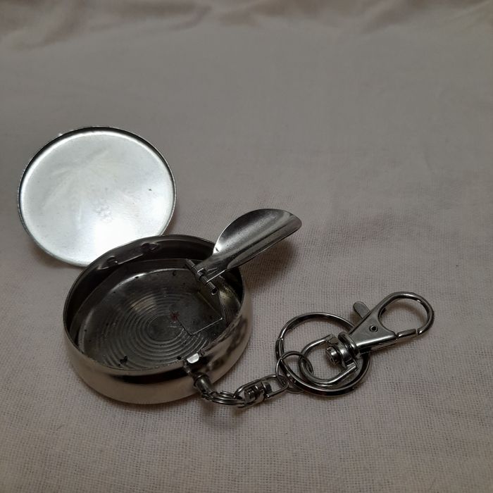 Подарок для мужчин , фляжка для коньяка + компактная пепельница