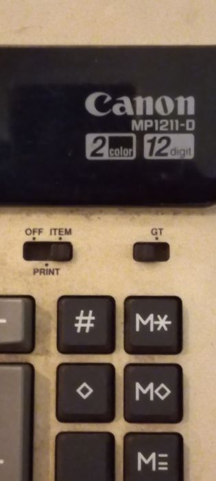 Calculadora Canon de papel