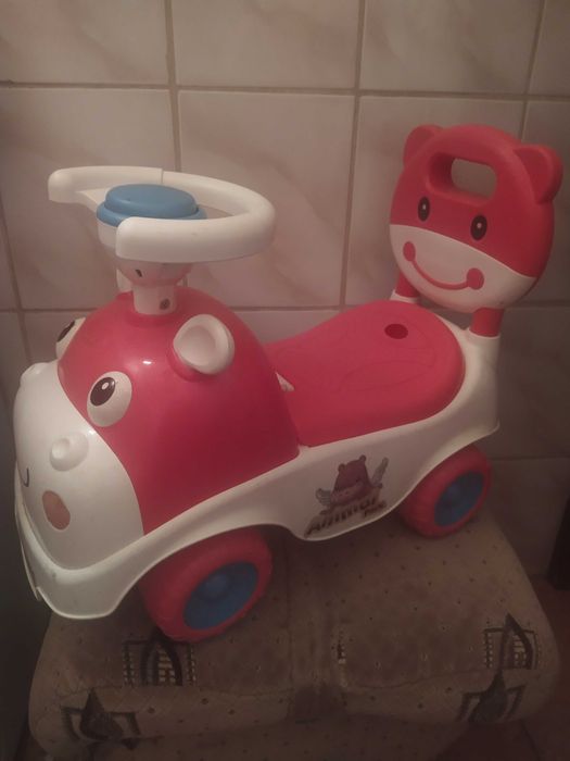 Jeździk pchacz hipopotam