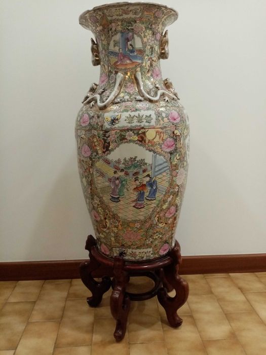 Jarrão Chines Mandarim Seculo 19