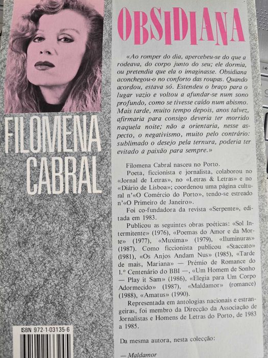 Obsidiana - Filomena Cabral