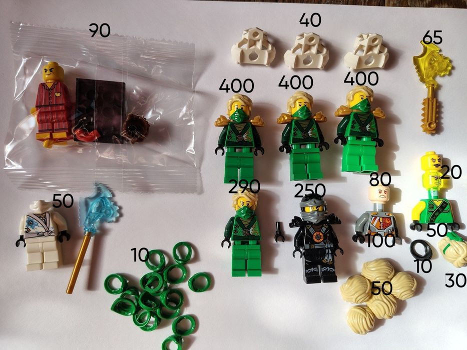 Lego Ninjago мініфігурки