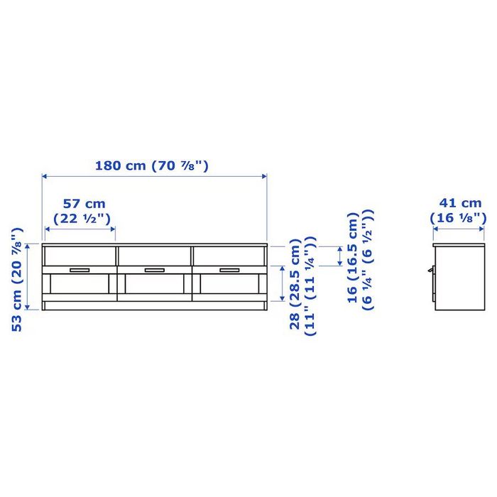 Móvel TV Brimnes IKEA (como novo)