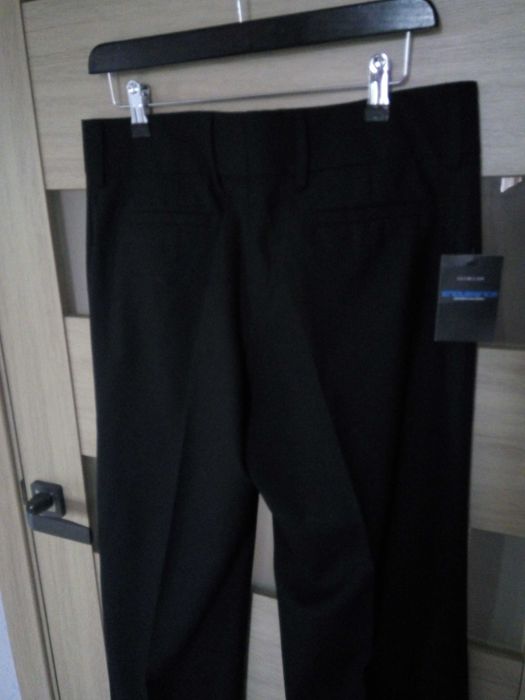 Чорні жіночі брюки класика розмір 14 на 48, вовна 30%