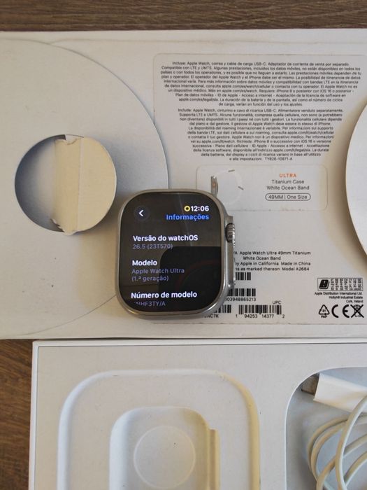 Apple Watch Ultra 49MM GPS+Cel Titanium Aceito Retomas