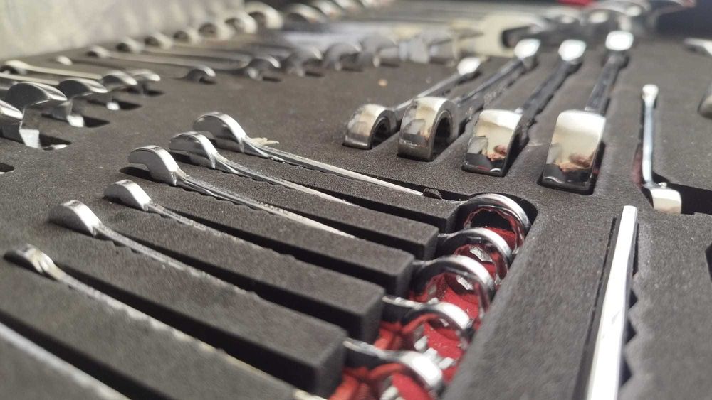 Espuma para ferramentas