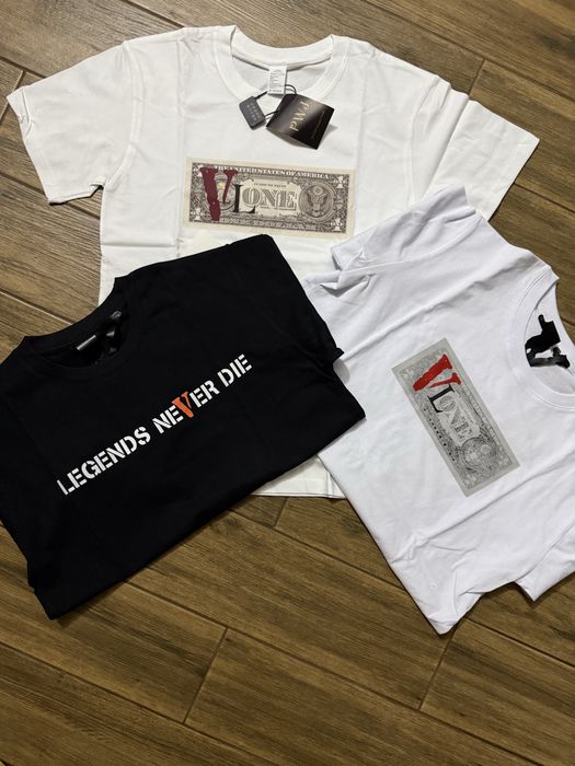 Футболка біла Vlone Dollar М