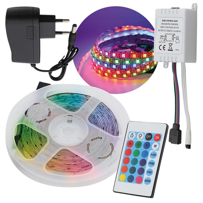 Taśma LED 4 m–idealna do oświetlenia wnętrz i dekoracji ( mam więcej )