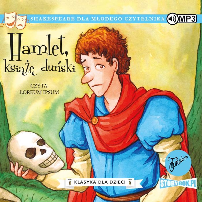 Cd Mp3 Hamlet, Książę Duński. Klasyka Dla Dzieci. William Szekspir. Tom 1  William Szekspir