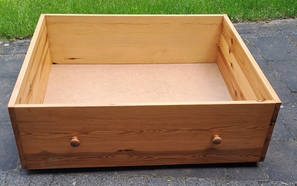Drewniany pojemnik szuflada półka pod łóżko