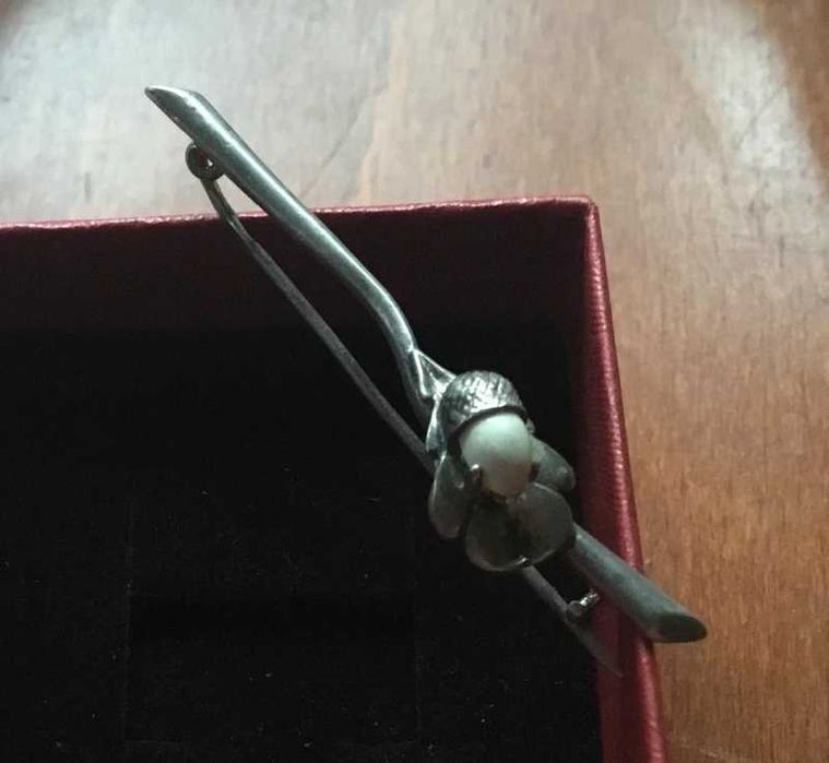 stara broszka srebro