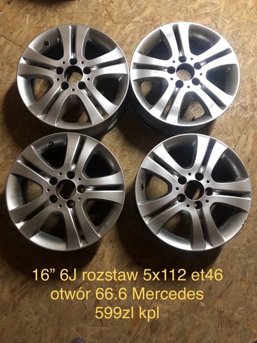 Felgi 16” 17” mercedes vw audi skoda 5x112