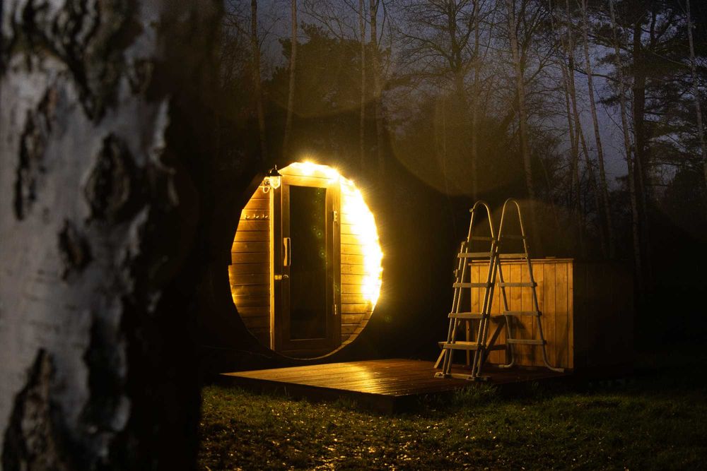 Sauna, balia, Domek całoroczny Rokitki - "Ania"  6 osobowy