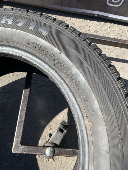 Шини 195/60 R15 Kingstar літо, 6,9-7,3мм 2022р