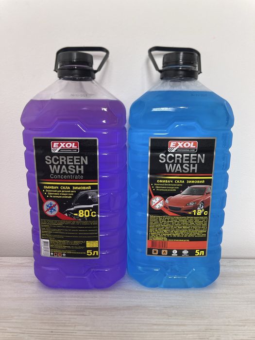 Зимові  омивачі скла Exol 5л